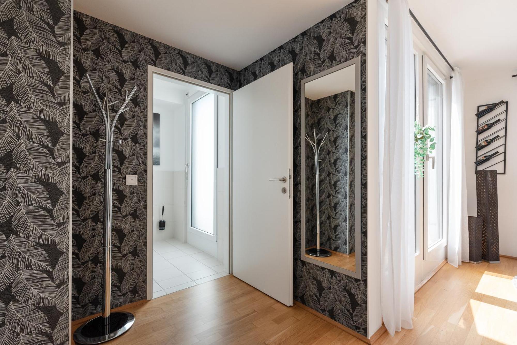 Apartment Mit Traumhafter Dachterrasse & Weitblick Bécs Kültér fotó