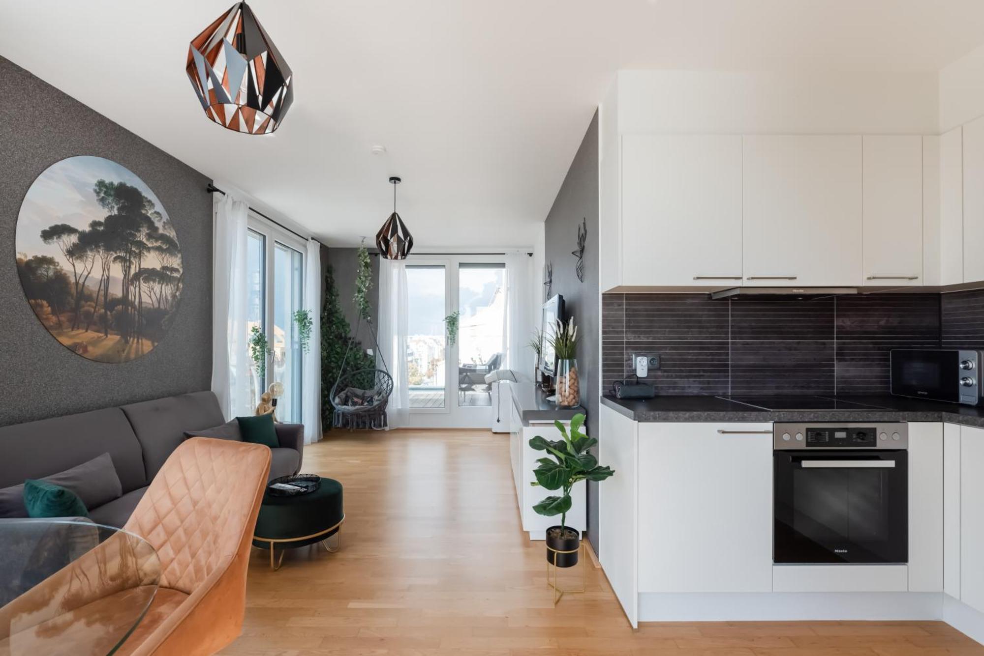 Apartment Mit Traumhafter Dachterrasse & Weitblick Bécs Kültér fotó